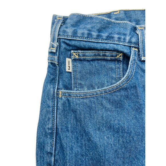 Men's Carhartt Denim Blue Work Jeans Relaxed Fit Flame Resistant Size 38X32‎ - Picture 6 of 10